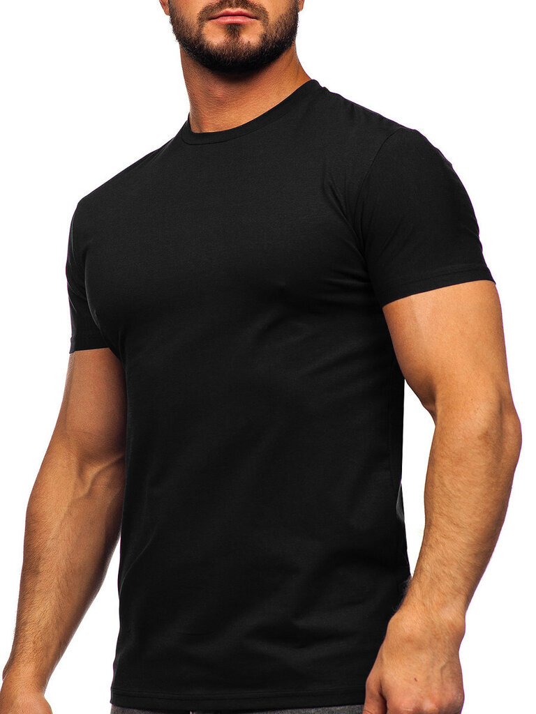 Marškinėliai vyrams New Boy MT3001/BLACK, juodi цена и информация | Vyriški marškinėliai | pigu.lt