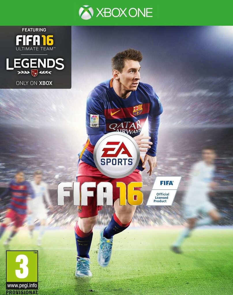 FIFA 16, Xbox ONE kaina ir informacija | Kompiuteriniai žaidimai | pigu.lt