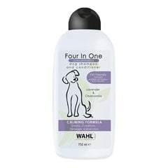 Wahl šampūnas šunims Four in One, 750 ml kaina ir informacija | Kosmetinės priemonės gyvūnams | pigu.lt