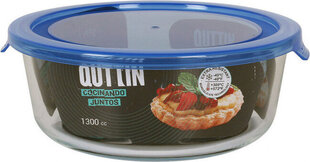 Судок Quttin   Круглая Синий 1,3 L (Ø 20,5 x 7,5 cm) цена и информация | Посуда для хранения еды | pigu.lt