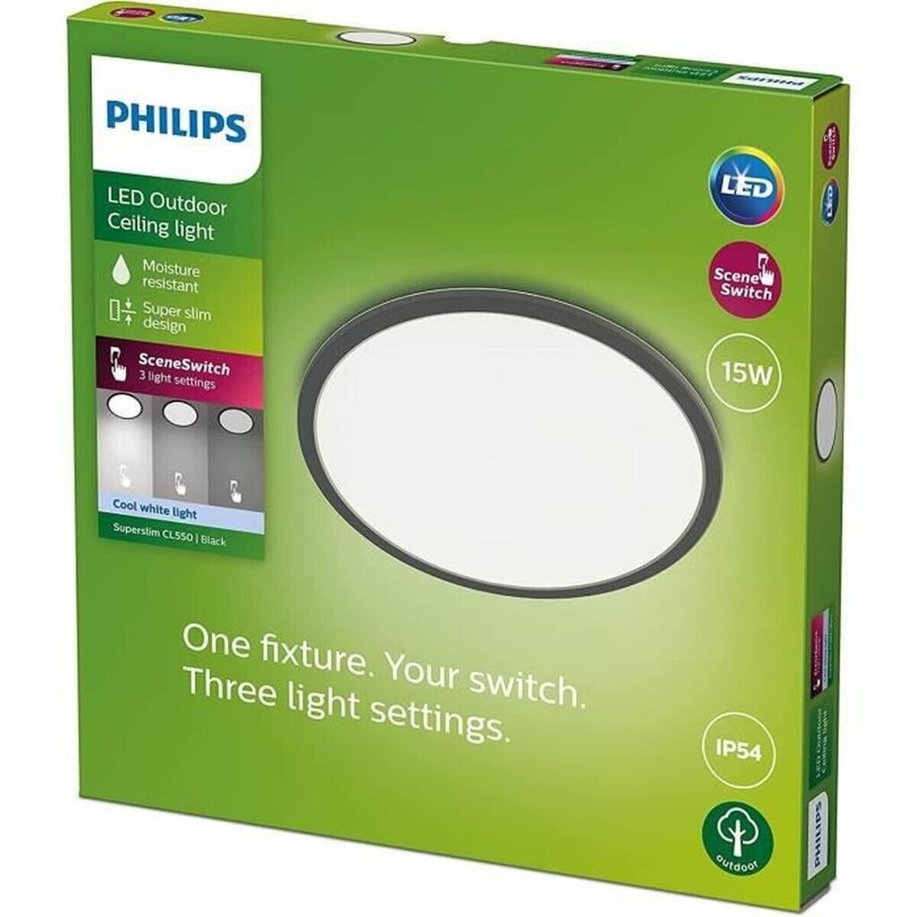 Philips lubinis šviestuvas Superslim kaina ir informacija | Lubiniai šviestuvai | pigu.lt