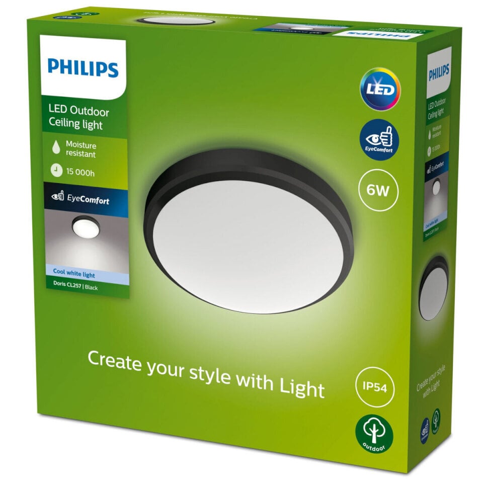 Lauko šviestuvas Philips Doris, IP54, 4000K цена и информация | Lauko šviestuvai | pigu.lt