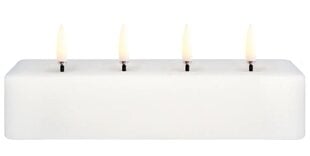 Uyuni Block LED žvakė, 18x5x3,8 cm kaina ir informacija | Žvakės, Žvakidės | pigu.lt