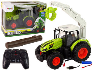Nuotoliniu būdu valdomas traktorius - miškovežis LeanToys 1:24 kaina ir informacija | Žaislai berniukams | pigu.lt