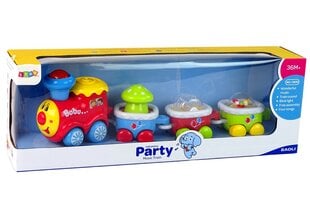 Spalvingas traukinys Lean Toys kaina ir informacija | Lavinamieji žaislai | pigu.lt