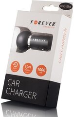 Forever 1A Компактная Micro USB  авто зарядка (Универсальная) 1.2m кабель CE (EU Blister) цена и информация | Зарядные устройства для телефонов | pigu.lt