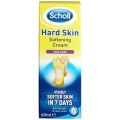 Minkštinamasis kietos odos kremas Scholl Hard Skin Softening 60 ml kaina ir informacija | Kūno kremai, losjonai | pigu.lt
