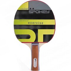 Stalo teniso raketės Spokey Exercise, 2 vnt, juodos/raudonos kaina ir informacija | Stalo teniso raketės, dėklai ir rinkiniai | pigu.lt