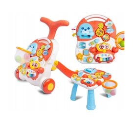 Interaktyvus stumdukas ir staliukas Toyz Spark 2in1, oranžinis kaina ir informacija | Žaislai kūdikiams | pigu.lt