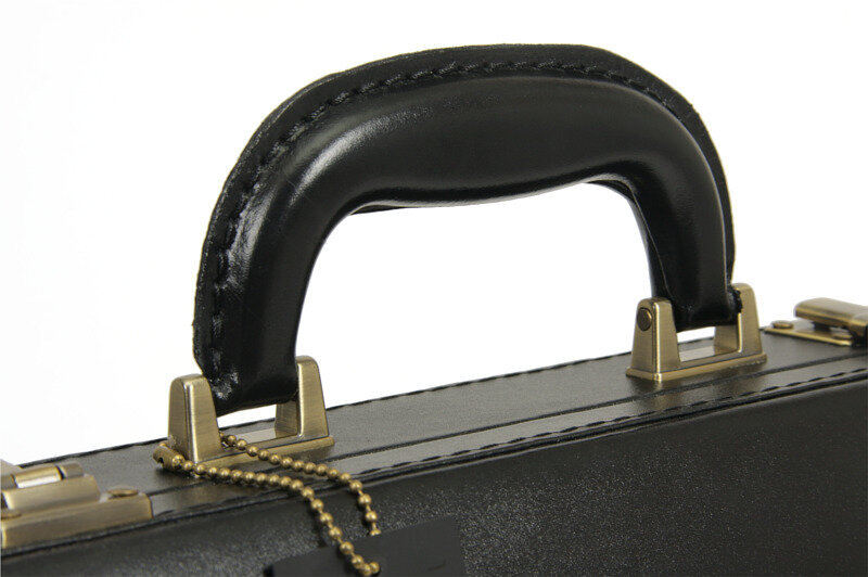 Maži odinis lagaminas Qstyle, juodas kaina ir informacija | Lagaminai, kelioniniai krepšiai | pigu.lt