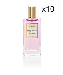 Kvapusis vanduo Saphir Elegance Pour Femme EDP moterims, 50 ml x 10 vnt. цена и информация | Женские духи | pigu.lt