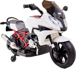 Vienvietis elektrinis vaikiškas motociklas ST 5-1200, baltas kaina ir informacija | Elektromobiliai vaikams | pigu.lt