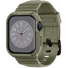 Spigen Rugged Armor Pro Apple Watch 4|5|6|7|SE 44|45mm vintage khaki ACS05914 цена и информация | Аксессуары для смарт-часов и браслетов | pigu.lt