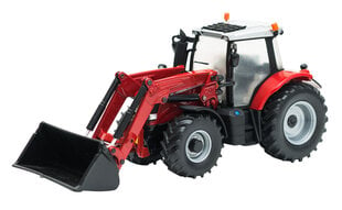 Žaislinis traktorius su priedais Massey Ferguson 6616 Tomy, 43082, raudonas/juodas, 4 d. kaina ir informacija | Žaislai berniukams | pigu.lt