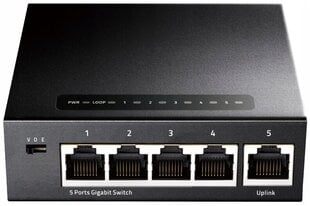 Cudy GS105 5xGE цена и информация | Коммутаторы (Switch) | pigu.lt