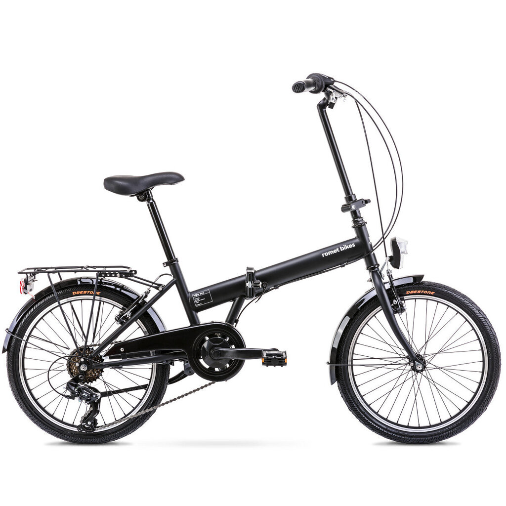 Sulankstomas dviratis Romet Wigry Eco 20" 2023, juodas kaina | pigu.lt