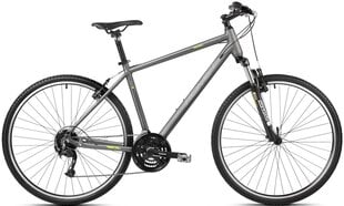 Hibridinis dviratis Romet Orkan 3 M Lite 28" 2023, pilkas kaina ir informacija | Dviračiai | pigu.lt