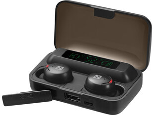 Sandberg 126-38 Bluetooth Earbuds + Powerbank цена и информация | Теплая повязка на уши, черная | pigu.lt