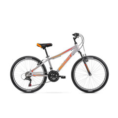 Dviratis Romet Rambler 24" Alu 2023 graphite-red kaina ir informacija | ROMET Sportas, laisvalaikis, turizmas | pigu.lt