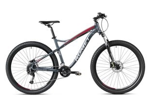 Kalnų dviratis Romet Rambler FIT 27.5" 2023, juodas/raudonas kaina ir informacija | Dviračiai | pigu.lt