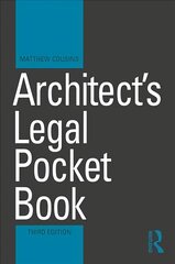 Architect's Legal Pocket Book 3rd edition kaina ir informacija | Knygos apie architektūrą | pigu.lt