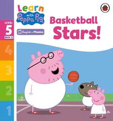 Learn with Peppa Phonics Level 5 Book 12 - Basketball Stars! (Phonics Reader) kaina ir informacija | Knygos paaugliams ir jaunimui | pigu.lt