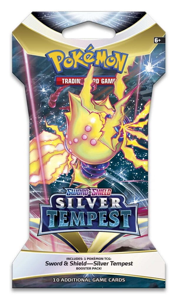 Žaidimas Pokemon TCG Sword & Shield Silver Tempest Sleeved Booster цена и информация | Stalo žaidimai, galvosūkiai | pigu.lt