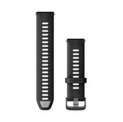 Garmin Forerunner 965 ремешок для часов, черный/серый, 22 мм цена и информация | Аксессуары для смарт-часов и браслетов | pigu.lt