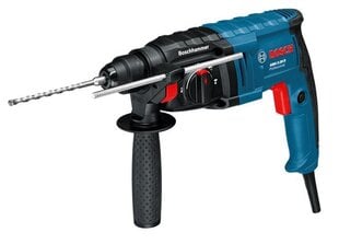 Bosch GBH 2-20 Perforatorius/650W/10mm/1300rpm/2980bpm/2.3kg цена и информация | Шуруповерты, дрели | pigu.lt