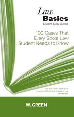 100 Cases that Every Scots Law Student Needs to Know LawBasics 2nd edition kaina ir informacija | Ekonomikos knygos | pigu.lt