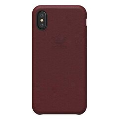 Adidas Slim Case LTHR iPhone X|Xs czerwony|red 28956 цена и информация | Чехлы для телефонов | pigu.lt