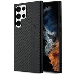 AMG AMHCP14LGSEBK iPhone 14 Pro 6,1" czarny|black hardcase Leather Debossed Lines цена и информация | Чехлы для телефонов | pigu.lt