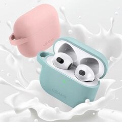 USAMS Etui ochronne do AirPods 3 silicon różowy|pink BH741AP03 (US-BH741) цена и информация | Теплая повязка на уши, черная | pigu.lt