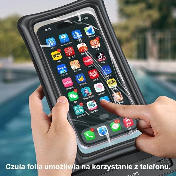 Usams Waterproof kaina ir informacija | Telefono dėklai | pigu.lt