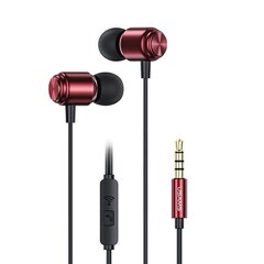 USAMS Słuchawki stereo EP-44 jack 3.5mm czerwony|red HSEP4402 (US-SJ548) цена и информация | Теплая повязка на уши, черная | pigu.lt