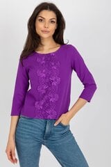 Женский топ, темно-фиолетовый  цена и информация | Женские блузки, рубашки | pigu.lt