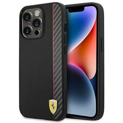 Ferrari FEHCP14XAXBK iPhone 14 Pro Max 6,7" czarny|black hardcase Carbon цена и информация | Чехлы для телефонов | pigu.lt