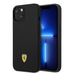 Ferrari FEHMSIP14SBK iPhone 14 6,1" czarny|black hardcase Silicone Metal Logo Magsafe цена и информация | Чехлы для телефонов | pigu.lt