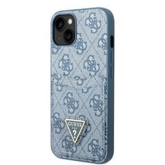 Guess GUHCP13MP4TPB iPhone 13 6,1" niebieski|blue hardcase 4G Triangle Logo Cardslot цена и информация | Чехлы для телефонов | pigu.lt