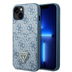 Guess GUHCP13MP4TPB iPhone 13 6,1" niebieski|blue hardcase 4G Triangle Logo Cardslot цена и информация | Чехлы для телефонов | pigu.lt