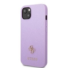 Guess GUHMP14LHTCMU iPhone 14 Pro 6.1" purpurowy|purple hard case Gold Outline Translucent MagSafe цена и информация | Чехлы для телефонов | pigu.lt