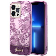 Guess GUHCP14XHGPLHF iPhone 14 Pro Max 6,7" fuksja|fuschia hardcase Porcelain Collection цена и информация | Чехлы для телефонов | pigu.lt