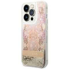 Guess GUHCP14XLFLSD iPhone 14 Pro Max 6,7" złoty|gold hardcase Paisley Liquid Glitter цена и информация | Чехлы для телефонов | pigu.lt