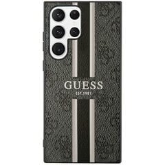 Guess GUHCS23LP4RPSK S23 Ultra S918 czarny|black hardcase 4G Printed Stripe цена и информация | Чехлы для телефонов | pigu.lt