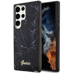 Guess GUHCS23LPCUMAK S23 Ultra S918 czarny|black hardcase Marble цена и информация | Чехлы для телефонов | pigu.lt