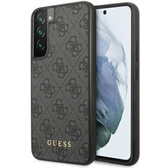 Guess GUHCS23MG4GFGR S23+ S916 szary|grey hardcase 4G Metal Gold Logo цена и информация | Чехлы для телефонов | pigu.lt