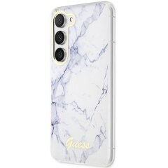 Guess GUHCS23SHCFWST S23 S911 biały|white hardcase Flower Collection цена и информация | Чехлы для телефонов | pigu.lt