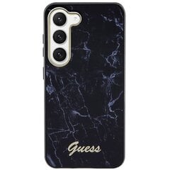 Guess GUHCS23MPCUMAK S23 +S916 czarny|black hardcase Marble цена и информация | Чехлы для телефонов | pigu.lt