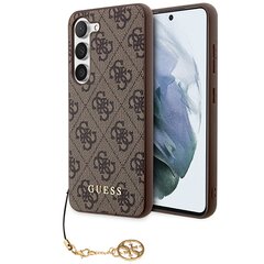 Guess GUHCS23SGF4GBR S23 S911 brązowy|brown hardcase 4G Charms Collection цена и информация | Чехлы для телефонов | pigu.lt