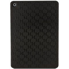 Karl Lagerfeld KLFC10SAKHPCK iPad 10.2" Folio Magnet Allover Cover czarny|black Saffiano Monogram Choupette цена и информация | Чехлы для планшетов и электронных книг | pigu.lt